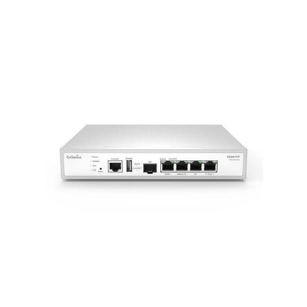 Gateway Brandvägg - ENGENIUS - 2 LAN 2 WAN - 3000 Mbit/s Brandvägg - 900 Mbit/s VPN - 4 portar Ethernet