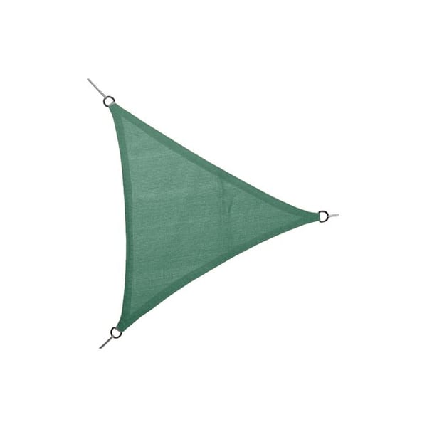 Trekantigt Solsegel I Grön 3,6 X 3,6 X 3,6 M