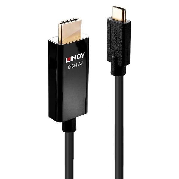 HDMI-adapterkabel - Lindy - 4K60 - USB Type C - 3m - HDR