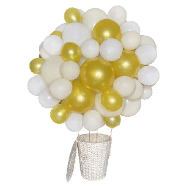 Dekorationsaccessoar - P'TIT CLOWN - 100 självhäftande pulvret - Transparent - Blandat