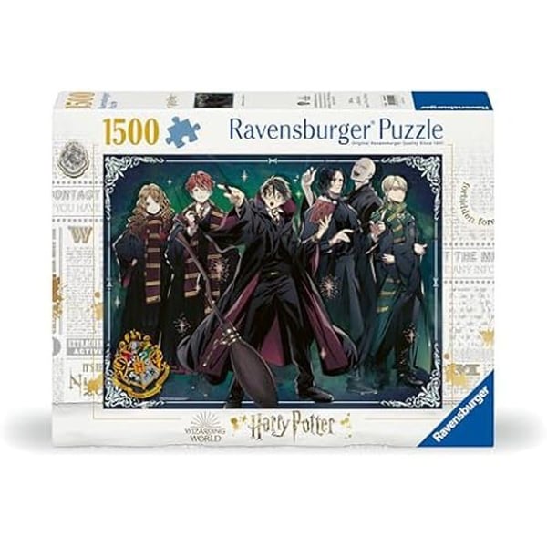 Ravensburger - Vuxenpussel - 1500 bitars pussel - Gryffindor och Slytherin/Harry Potter - Vuxna och barn från 14 år -