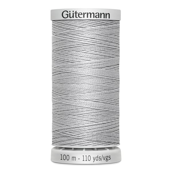Fil extra stark 100% polyester Gutermann, set med 5 spolar om 100m - Att 38 - grå dimmighet