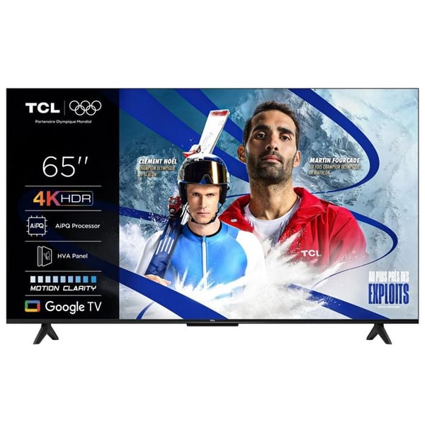 TV HDR Tcl 65P69K 165 cm 4K UHD 2025 borstat aluminium