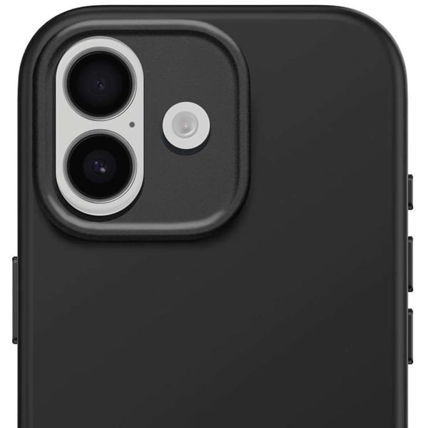 MagSafe-fodral - DEKODAD - iPhone 17 - Antimikrobiellt silikon - Phantom Black - Stöttålig skydd