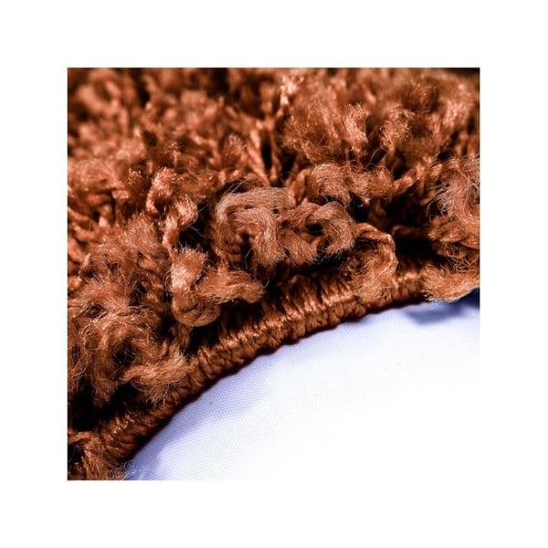 Mjuk och fluffig Shaggy-matta 30 mm för vardagsrum och sovrum (Dimension: 300x400 cm - Färg: Terrakotta)
