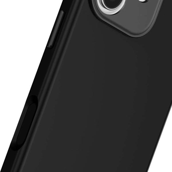 MagSafe-fodral - DEKODAD - iPhone 17 - Antimikrobiellt silikon - Phantom Black - Stöttålig skydd