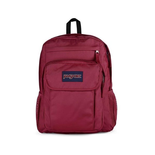 JanSport Skolväska röd för kvinnor och män - Union Pack Russet Red 146510
