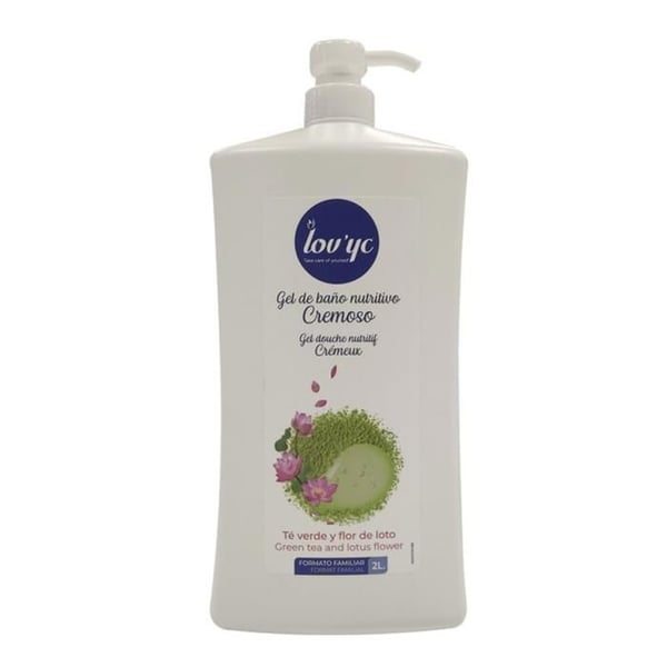 Lov’yc - Duschgel grönt te och lotusblomma 2L - Hygien