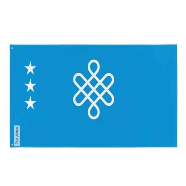 Antagen flagga av Kazakiska Khanatet – 90 x 150 cm – Polyester – Järngrommets – Motståndskraftig