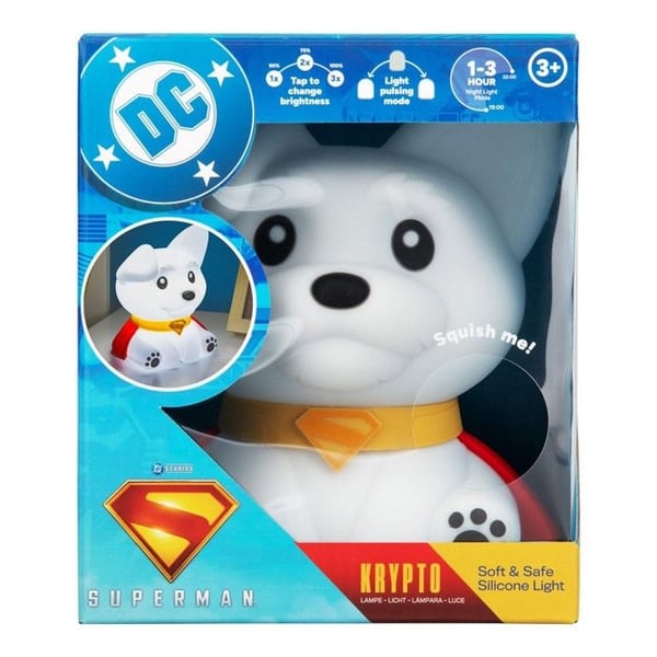 Paladone Products - DC Comics - Squishy Glo Superman Krypto Lampa 17 cm
