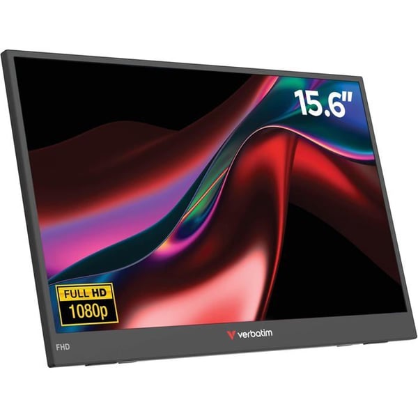 Bärbar skärm 15,6" Verbatim Light Full HD (Svart)