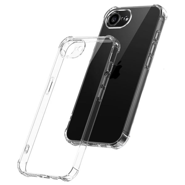 Skal för iPhone 17e - Stötsäker TPU Skydd Mjuk Transparent Phonillico®