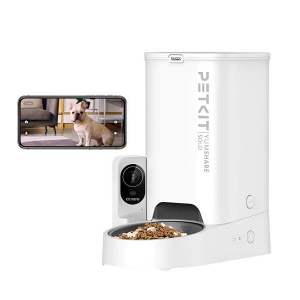 Automatisk foderdosering - PET KIT - YumShare Solo - 3L - Infraröd kamera - Ansluten