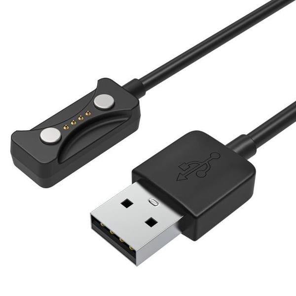 Laddare Kompatibel med Polar Pacer / Pacer Pro / Ignite 3 / Vantage 3 - USB-kabel 1 meter Ladda Klocka Phonillico®