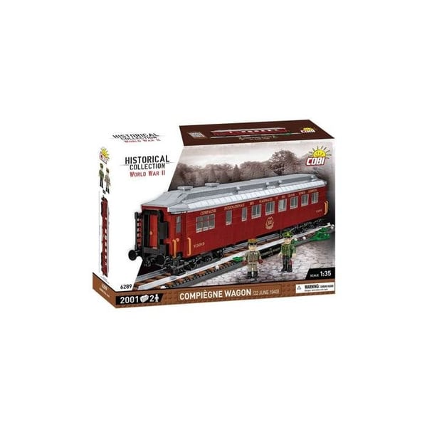 Byggset - COBI - 6289 - Compiègne Vagn - 2001 delar - 2 figurer - 1:35