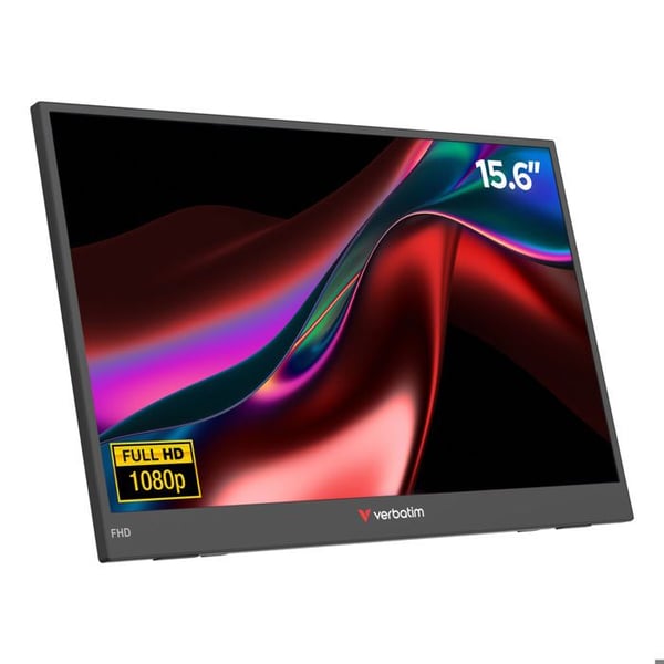 Bärbar skärm 15,6" Verbatim Light Full HD (Svart)