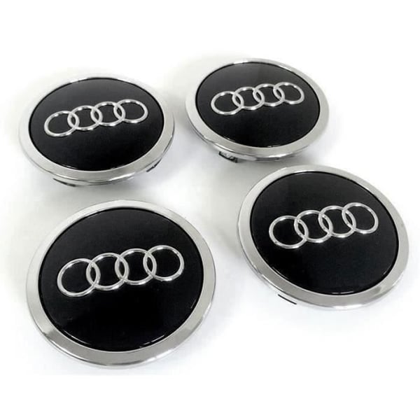 MOYEU DE ROUE dæk hub audi sort 69mm MS47 DK