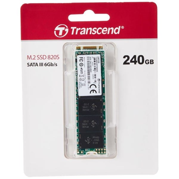 Transcend MTS820 Solid State Drive - 240 GB - M.2 - Serial ATA III - Hurtig ydeevne