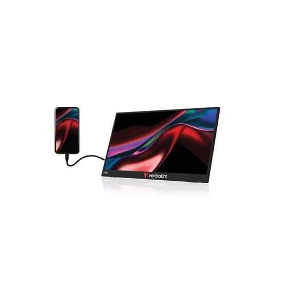 Bärbar skärm 15,6" Verbatim Light Full HD (Svart)