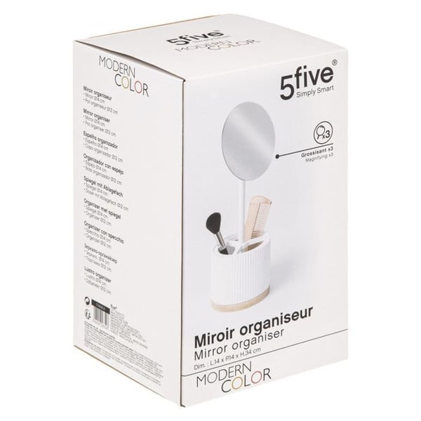 Praktisk spegeldispenser "Modern Color" Atmosphera - Vit