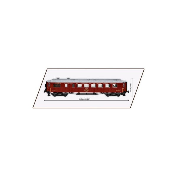Byggset - COBI - 6289 - Compiègne Vagn - 2001 delar - 2 figurer - 1:35