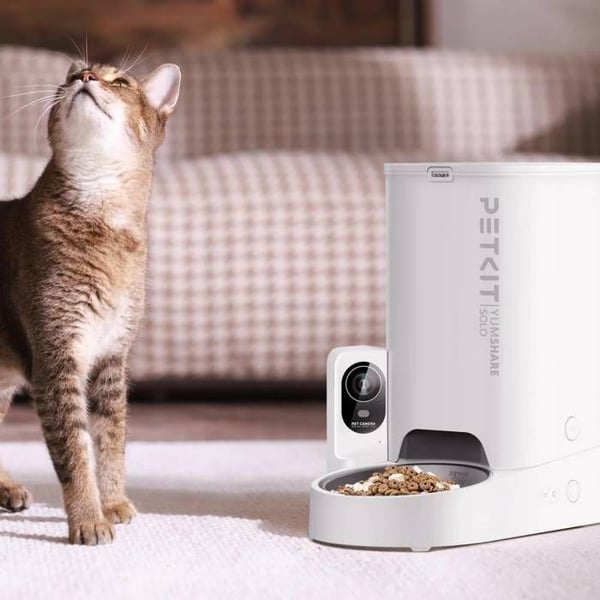 Automatisk foderdosering - PET KIT - YumShare Solo - 3L - Infraröd kamera - Ansluten