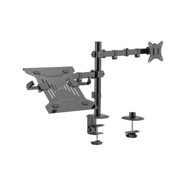 Ewent EW1519 Skrivbordsstöd för Monitor upp till 32" Max 8kg och Bärbar upp till 15 6" Max 4kg