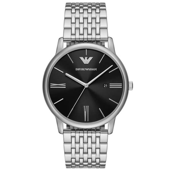 Montre Emporio Armani - Män - AR11600 - Silver Rostfritt stål - 42 mm - Svart - 5 bar