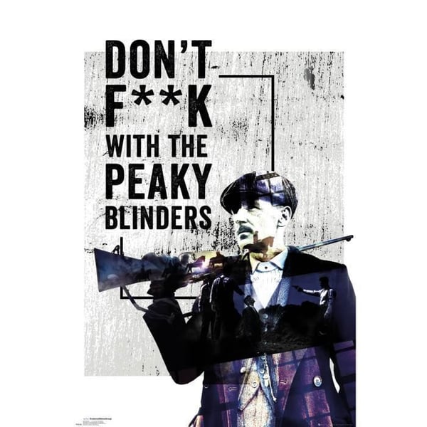 Affisch Maxi - GB EYE - Peaky Blinders - 61x91.5cm - Svart - Väggdekoration - Film