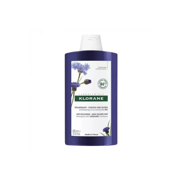 KLORANE - Centaurea shampoo til gråt hår 400 ml