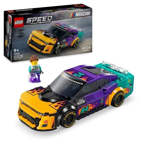 LEGO® Speed Champions 76935 NASCAR Next Gen Chevrolet Camaro ZL1 - Racerbilsæt
