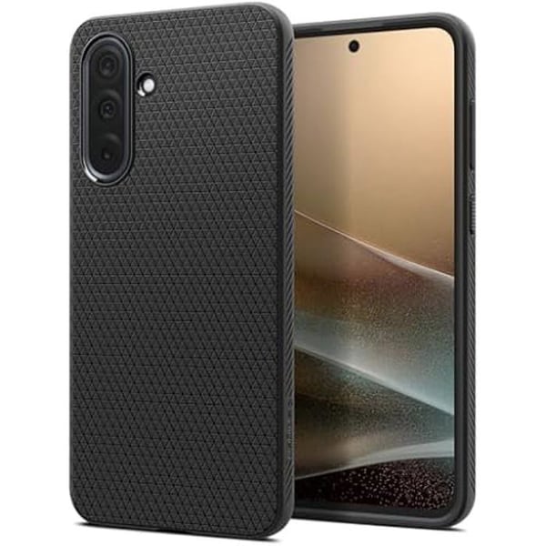 Coque Souple - SPIGEN - Samsung Galaxy A36 5G - Svart Matt - Premium Skydd - Raffinerad Design