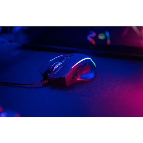 Spelmus - SPEEDLINK - DECUS NX SL-680024-RRBK - gummi-svart - Gummi - RGB
