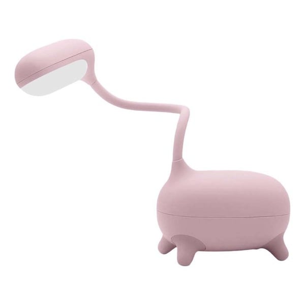 Nattlampa - AVIZAR - SINKI Rosa - Fällbar 360° - Nät + Batteri 4h - 3 justerbara LED-färger