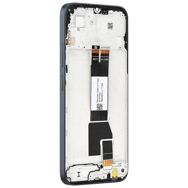 Ersättnings LCD Skärm för Redmi 15C 4G med Chassi Service Pack Xiaomi Svart