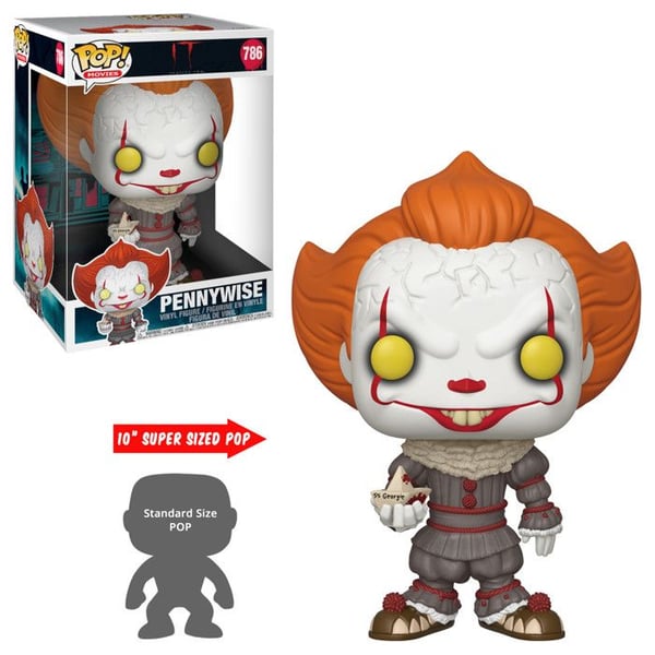 Figur - Funko - Pennywise - 25 cm - IT: Kapitel 1 - Med båt