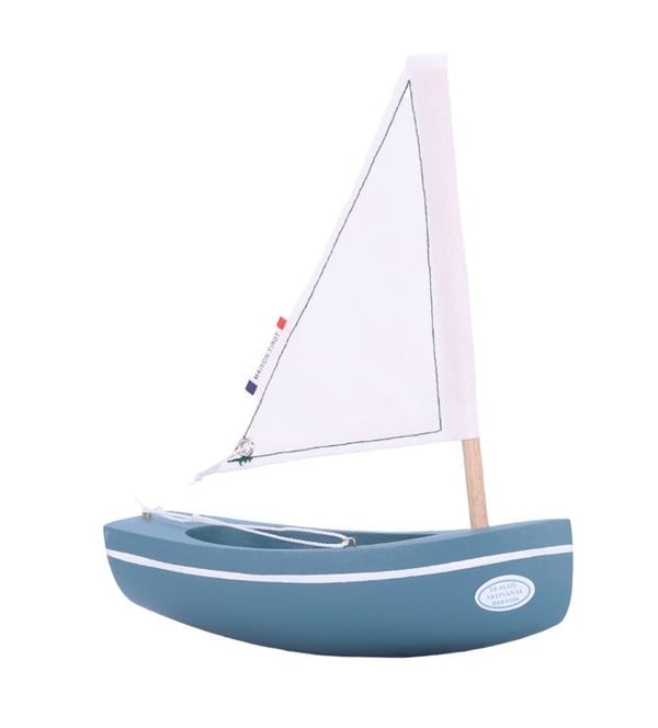 Maison Tirot - Båt Le Bâchi avgrundsgrön 17cm - TIROT
