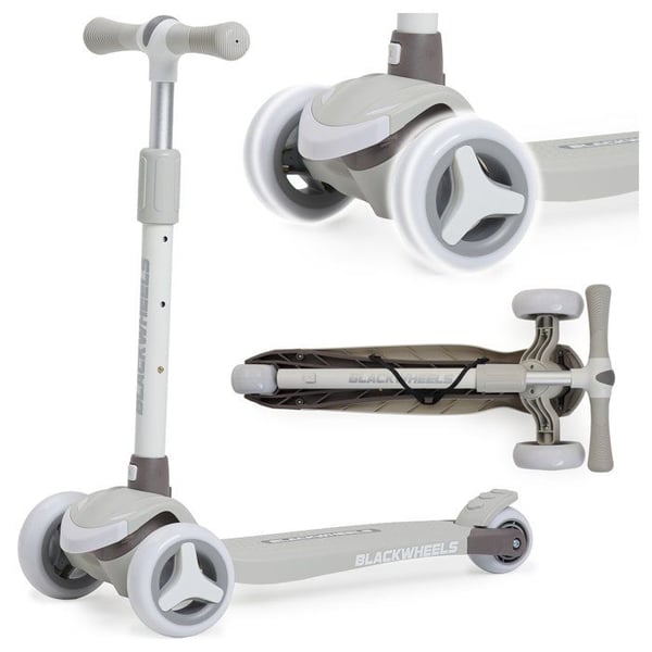 Sparkcykel - BLACKWHEELS - BLINK - 3 hjul - Beige - Justerbart styre