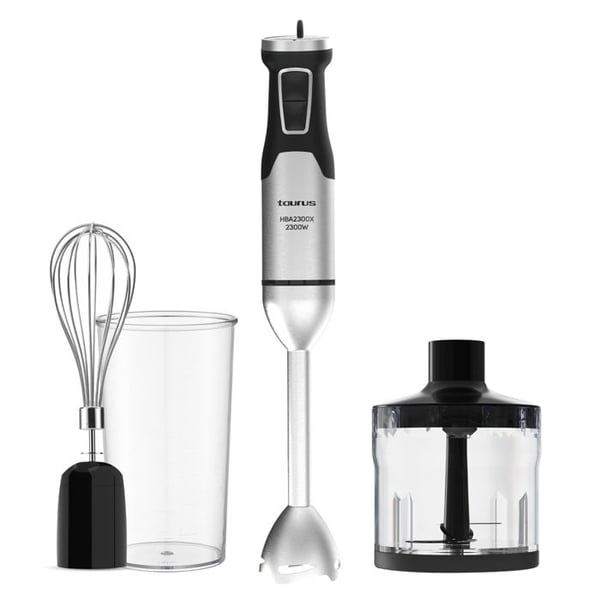 Handmixare - TAURUS - HBA2300X - 2300 W - 4 rostfria blad - Variabel hastighet + Turbo