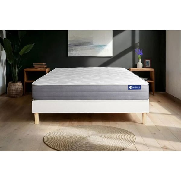 Sängset Madrass Sängbotten 160x200 cm - Vit Sängbotten (i kit) - Actilatex Dream