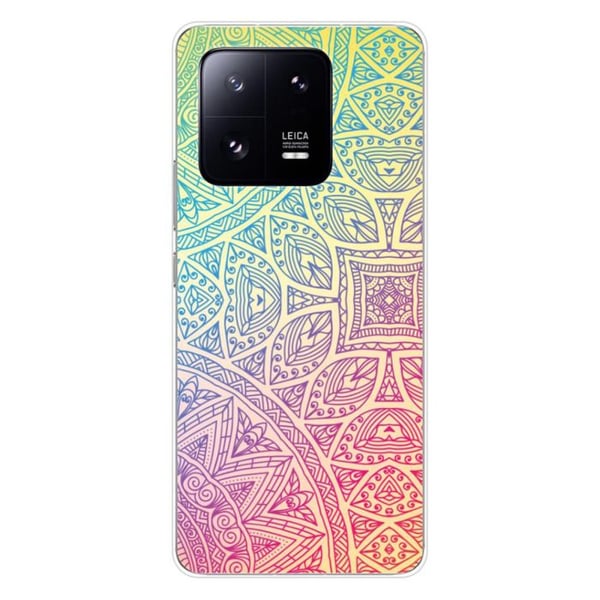 Silicone-fodral - Kompatibel med Xiaomi 13 Pro - pastellmandala design