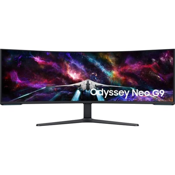 Kurvad PC-spelarskärm - SAMSUNG - 57" - DUHD - 240Hz - Mini LED VA-panel - 1ms - Höjdjusterbar - Odyssey Neo G9 G95NC