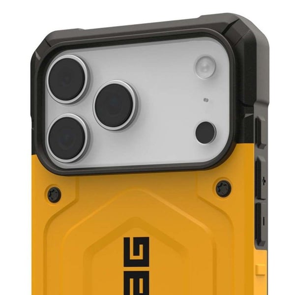 MagSafe-fodral - UAG - iPhone 17 Pro - Stöttålig - Gul - Optimal skydd