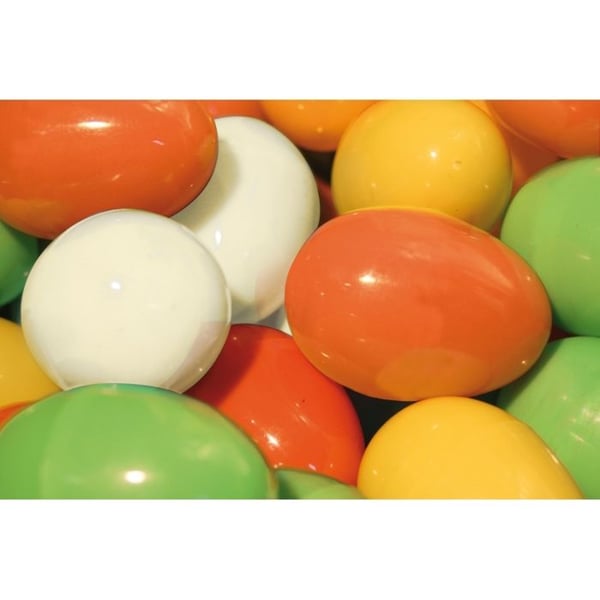 MégaCréa DIY - Plastägg 4 x 3 cm Färg 12 stycken