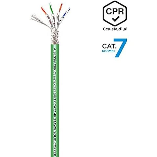Nätverkskabel - AISENS - A146-0667 - Cat.7 - 600 MHz - 305m - S/FTP