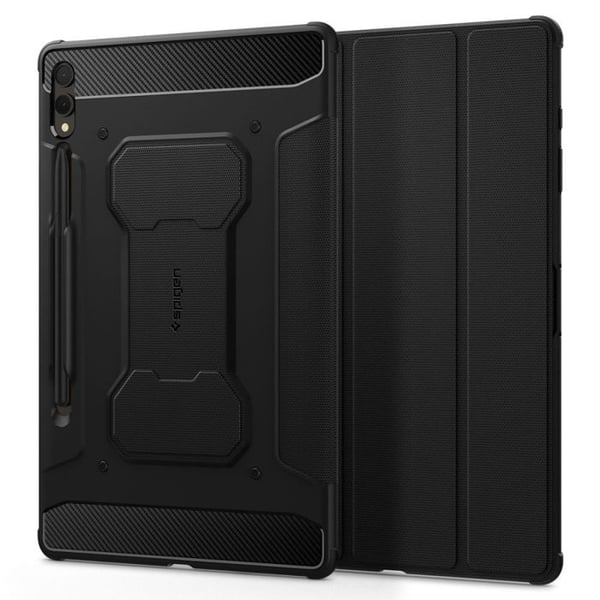 Touchscreen-tablett - Spigen - ACS06539 - Rugged Armor Pro-fodral - Kompatibel med Samsung Galaxy Tab S9 Plus - Svart
