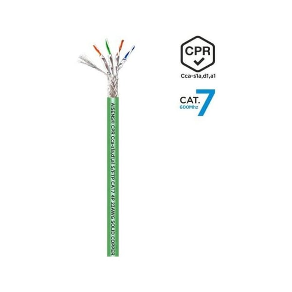 Nätverkskabel - AISENS - A146-0667 - Cat.7 - 600 MHz - 305m - S/FTP