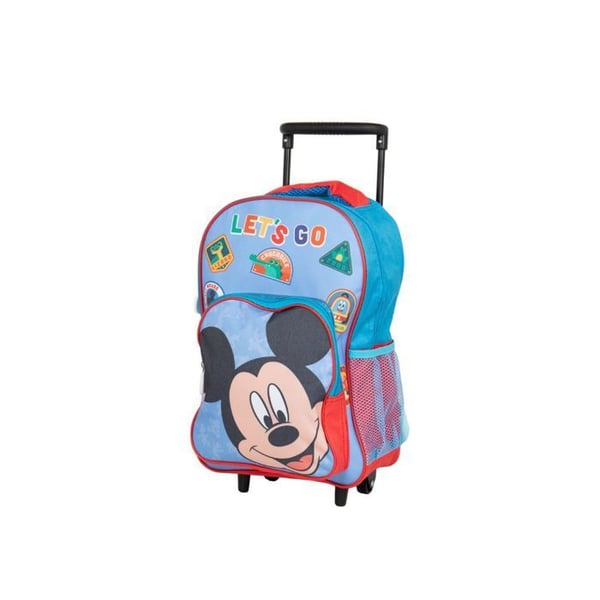 Mickey Mouse blått rullande ryggsäck för förskolan - Magisk rullande ryggsäck Mickey Mouse