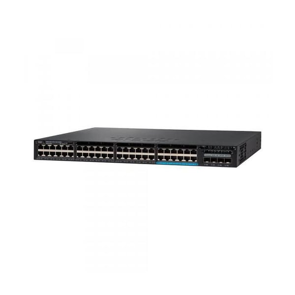 Cisco Catalyst 3650-48PS-S C3 Switch Managed 48 x 10-100-1000 (PoE+) + 4 x SFP Desktop, Rackmonterbar PoE+...