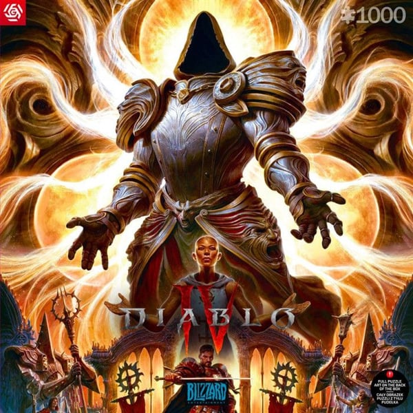Pussel - BARA FÖR SPEL - Diablo IV Inarius Fadern - 1000 bitar - Flerfärgad - Inomhus